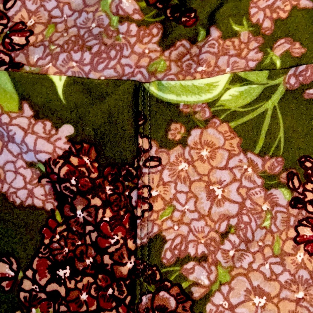 NWOT girls lularoe leggings size L/XL green floral